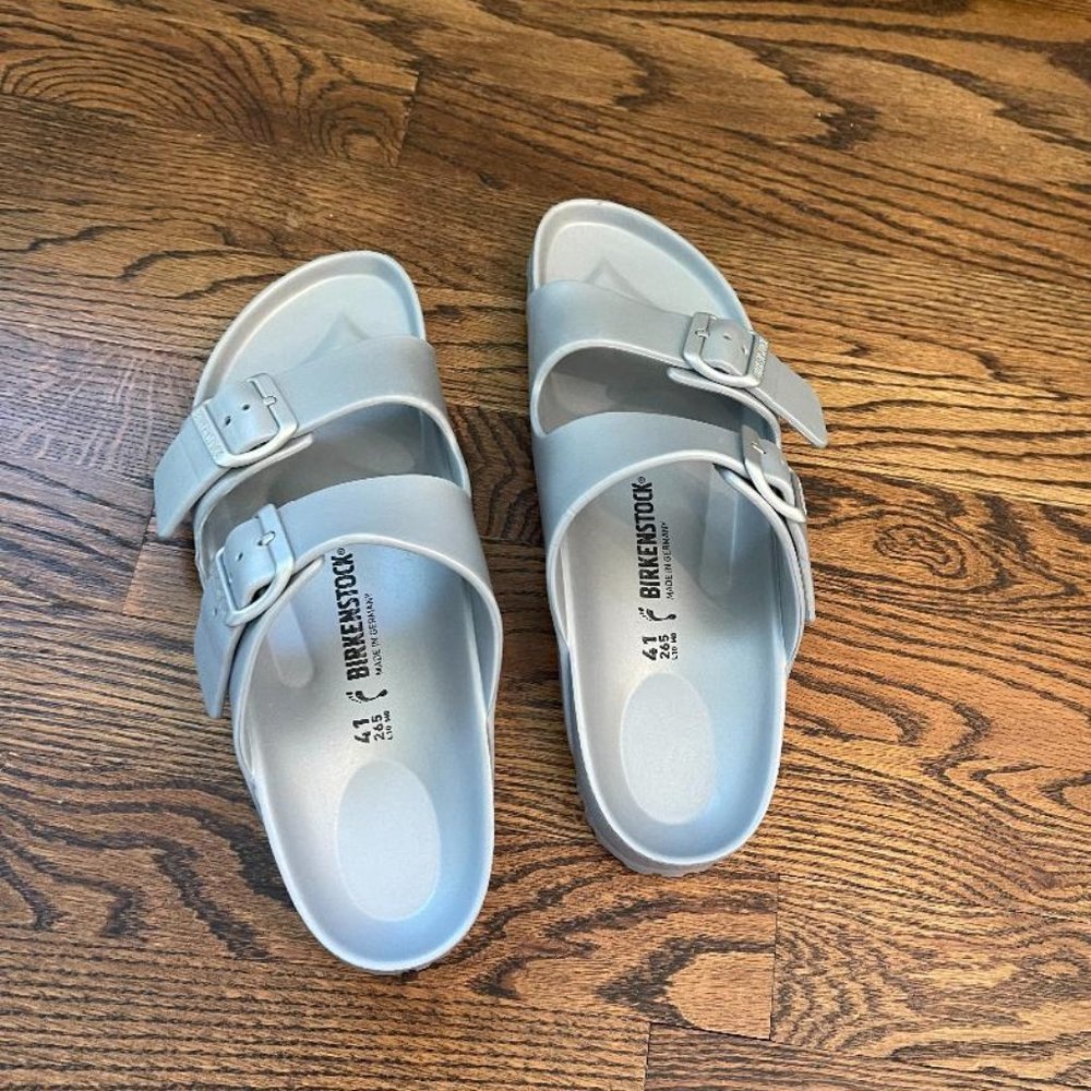 Arizona Essentials EVA Silver Birkenstock Sandals